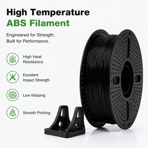 Filamento ABS de Alta Resistencia al Calor para Impresoras 3D, Baja Contracción, Sin Grietas, para Piezas Funcionales y Cajas Electrónicas - Product Image 1