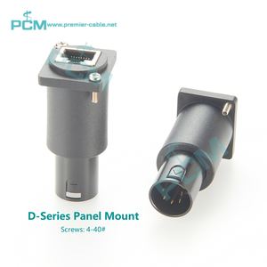 Montaje en chasis DMX, enchufe hembra RJ45 a XLR, convertidor <span class=keywords><strong>Ethernet</strong></span> macho de 5 pines para controlador DMX512, <span class=keywords><strong>amplificador</strong></span> de iluminación LED de escenario - Product Image 3