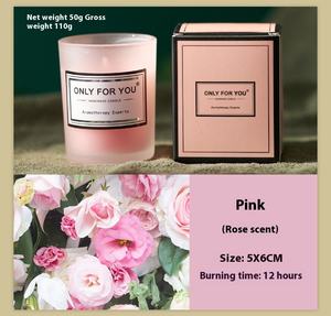 Sıcak satış özel doğal organik kokulu mum el yapımı soya balmumu mumlar kokulu lüks mumlar koku - Product Image 6