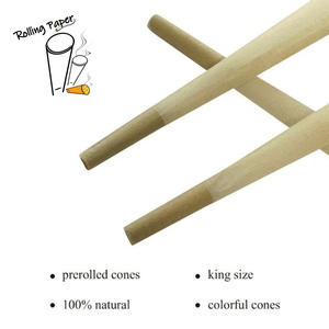 Wholesale unbleached 109MM98MM84MM cone-shaped roll paper customized high-end brand logo <b>smoking</b> roll paper accessories - Product Image 3