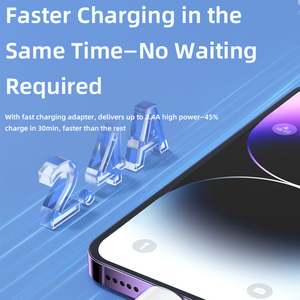 Type-C nhanh phí Cáp USB 2-in-1 cáp điện thoại di động cho iphone14/15 ánh sáng Type-C TPE tương thích IOS - Product Image 3