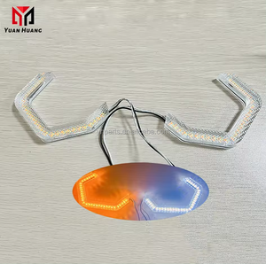 Auto Light Angel Eyes Anneau 90mm avec couvercle laiteux Kit de phares à LED pour voiture Système d'éclairage automobile - Product Image 5