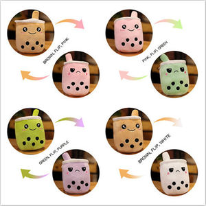 Juguetes de Peluche Boba de 15 cm, Suaves, de Doble Cara, con Expresiones de Sonrisa Reversibles, Lindas Muñecas de Peluche Reversibles, Regalo de Cumpleaños para Niños - Product Image 3