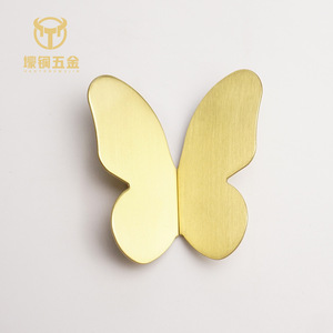 Cupid Angel Brass Wardrobe Handle Dragonfly Drawer Pull Butterfly <b>Knob</b> Novelty Shape Durable Contemporary Design - Product Image 3