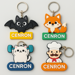 Emlakçılar, Satıcılar, Emlak Etkinlikleri, Müşteri Hediyeleri, Promosyon Hediyeleri için Emlak PVC Kauçuk Anahtarlık - Product Image 2