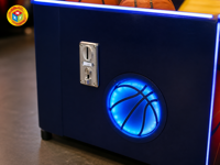 Jeu de basket-ball Arcade Hoops à monnayeur avec chronomètre de score pour centre commercial FEC