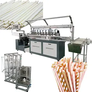 Automatic Constant Tension Paper Splice Straw Making Machine 85m/min Paper Straw Winding Machine Maker