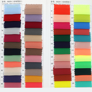 Di alta qualità 100% poliestere 75D perlata Crepe Chiffon tessuto stampato organico leggero per le ragazze - Product Image 1