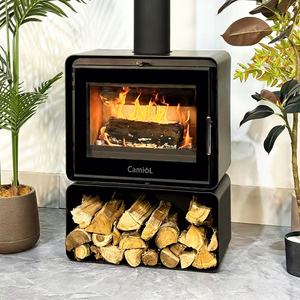 <span class=keywords><strong>Poêle</strong></span> <span class=keywords><strong>à</strong></span> <span class=keywords><strong>bois</strong></span> autonome en acier au carbone, foyer <span class=keywords><strong>à</strong></span> <span class=keywords><strong>bois</strong></span> véritable, chauffage d'intérieur, <span class=keywords><strong>poêle</strong></span> décoratif classique - Product Image 2
