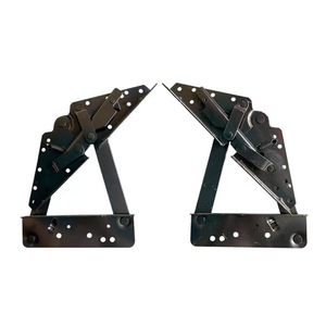 Bisagra para Muebles de Acero de 2.5 mm, Montaje en Superficie Multiángulo, Diseño de Mariposa Plegable para Sofá Cama, Accesorio de Ferretería Industrial - Product Image 1