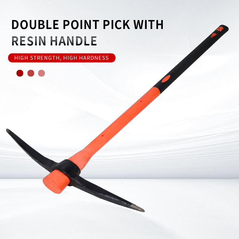 Double-headed tip pick outdoor multi-functional pickaxe head cross pick ...