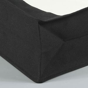 Custom Logo Manufacturers Eco-Friendly Recyclable Customized Black <b>White</b> Foldable Women's Canvas Tote Shopping <b>Bag</b> - Product Image 3