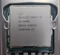 Pour processeur de bureau Intel Core I9-9900K d'occasion, 8 cœurs, 16 threads, LGA1151, jusqu'à 5,0 GHz