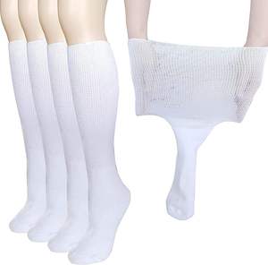 2024 Extra Width Comfortable Non Binding <strong>Women</strong> Knee High Special <strong>Socks</strong> for <strong>Diabetic</strong> People - Product Image 3