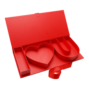Caja de Regalo de Cartón con Forma de Letra I <span class=keywords><strong>Love</strong></span> You, Rellenable con Chocolate, para Arreglos Florales de San Valentín, Disponible en EE. UU. - Product Image 4