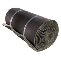 Laine de verre noire UL 723, rouleau de tissu en fibre de verre noir, isolation pour système CVC