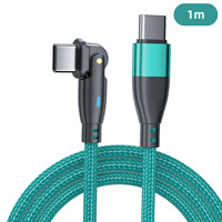 Neues Produkt 180-Grad Faltbares Nylon-Datenkabel Android Typ-C 3A Schnellladung mit Reinkupferleiter für Mobile Spiele