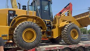 Used CAT966H 2022 Wheel Loader Cummins Engine 9 Ton Rated <b>Load</b> 75 KW Power Yellow Heavy Duty Construction Equipment - Product Image 6