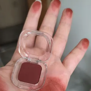 Paleta de sombras de ojos de un solo color Coral Brick, mate, resistente al agua, pigmentada, rojo marrón, polvo delineador de ojos, maquillaje Aegyo-sal para debajo de los ojos - Product Image 5