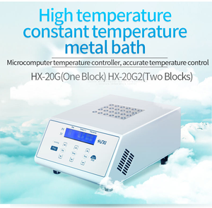 เครื่องควบคุมอุณหภูมิแบบแห้ง Veidt 400W สำหรับห้องปฏิบัติการ แบบสองบล็อกทำความร้อน RT+5-150C รุ่น HX-SP400 อุณหภูมิสูง คงที่ ทำจากโลหะ - Product Image 4