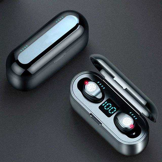 New Original Wireless Earphone F9 BT 5.0 Bass Ear Headphones Earbuds