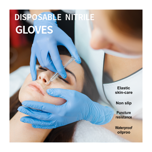 Sarung Tangan Karet Sekali Pakai Bubuk, Sarung Tangan Pencuci Piring Plastik Nitril, Sarung Tangan Medis Ujian Sekali Pakai - Product Image 6