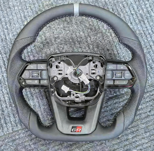 Volante de Fibra de Carbono para <span class=keywords><strong>Toyota</strong></span> Hilux N70 N80 Land Cruiser Prado 120 LC79 LC70 LC200 Corolla Fortune - Product Image 4