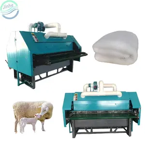 Automatic small sheep wool carding machine fiber cotton wool carder combing machine for sheep