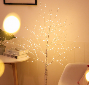 Led cây Bạch Dương Nhân Tạo dây Đồng đèn IP44 Pin hoạt động trong nhà ngoài trời chiếu sáng trang trí Giáng sinh firfly hiển thị - Product Image 3