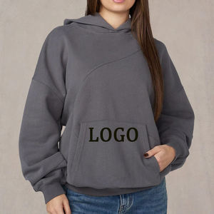 Sudadera con Capucha Gruesa de Algodón de Alta Calidad, Sin Cordones, Talla Grande, para Mujer - Product Image 3