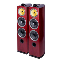 WZ-801 Enceinte colonne Hi-Fi, tweeter à pavillon, double woofer, noir mat, enceinte passive, audiophile, pour système stéréo domestique