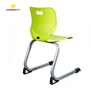 Muebles Escolares, Silla de Estudiante Ergonómica y Duradera Personalizada, Diseño Moderno y Simple, Silla Individual de Plástico para Uso en Aulas y Bibliotecas - Product Image 2