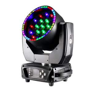 Wholesale 19X15w B-Eye Zoom Moving Head LED Stage Light with Halo Effect Stage Disco Bar Party Wedding Club KTV Lighting