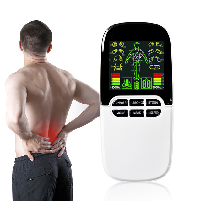 JYTOP Tens Digital 8 Modes Therapy Machine Electronic Pulse Body Massager Rhinitis Treatment Myostimulator