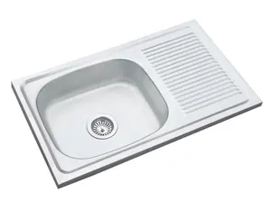 single bowl with board wall mounted stainless steel deep commercial kitchen sink