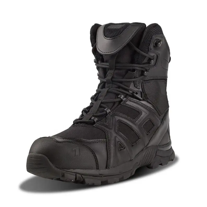 Sepatu bot pria, sepatu pria kualitas tinggi, sepatu taktis, sepatu bot karet musim dingin dengan jari komposit
