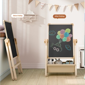 <span class=keywords><strong>Pizarra</strong></span> de Dibujo de PVC <span class=keywords><strong>para</strong></span> Niños, Magnética, de Doble Cara, con Soporte, <span class=keywords><strong>para</strong></span> Uso Doméstico, Borrable, <span class=keywords><strong>para</strong></span> Dibujar con Acuarelas - Product Image 3