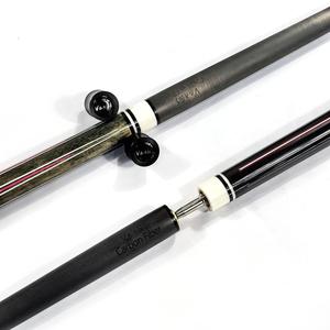 Nieuwe Fast Uni Loc biljartkeu 1/2-delige pure carbon fiber shaft esdoornhout poolkeu 58 inch lengte met 9 inch telescopische verlenging VQS logo - Product Image 5