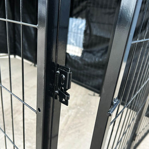 Großer Hundezwinger für den Außenbereich mit 12 Paneelen und Dachabdeckung, Hundegehege, Haustierkäfig, geschweißter Drahtzwinger, Hundehaus, Auslauf, Laufstall - Product Image 4