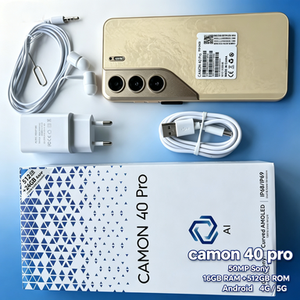hot sale New 5G Smartphone Spanish Android 14.0 Cheap CAMON 40 Pro Original TECHNO - Product Image 1