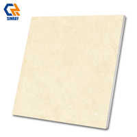 Carreaux muraux et de sol intérieurs Sinray, texture bois rustique moderne, bordures décoratives, 600x600mm, 9mm, mat, antidérapant, pour salle de bain