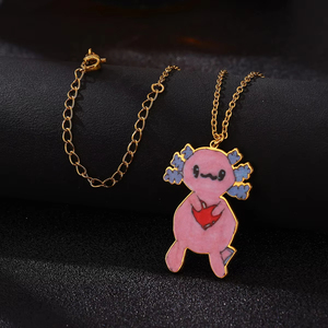 <span class=keywords><strong>Collana</strong></span> con Ciondolo in Acciaio Inossidabile Personalizzato con Disegno Smaltato per Bambini, Regalo per la Mamma - Product Image 3