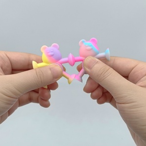 2025 New Product Creative Animal Silicone Gyroscope Suction Cup Small Toy Stress Relief Fingertip Small Toy - Product Image 4