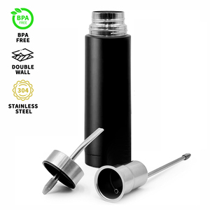 <span class=keywords><strong>Mate</strong></span> <span class=keywords><strong>Listo</strong></span> de 500 ml y 750 ml, Vaso <span class=keywords><strong>Mate</strong></span> de Doble Capa al Vacío de Acero Inoxidable 304, Clásico, con Logotipo Personalizable, Juego Completo con Filtro - Product Image 2