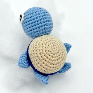Jouet en peluche personnalisé fait main au crochet, magnifique cadeau pour bébé, poisson floundeur en peluche, poupée <span class=keywords><strong>amigurumi</strong></span> pour filles et garçons - Product Image 4
