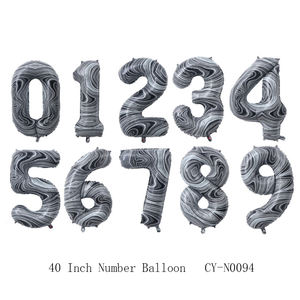 Globo de Número de <span class=keywords><strong>40</strong></span> Pulgadas de Gran Venta, Globos Grandes de Helio Metálico para Decoración de Fiestas de Cumpleaños y Bodas - Product Image 3