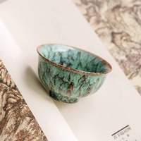 Tasses à café en céramique de style japonais de 110 ml en gros, en céramique émaillée avec plateau, ensembles de tasses à thé, cadeaux d'affaires