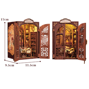 Kit <span class=keywords><strong>de</strong></span> Rompecabezas <span class=keywords><strong>de</strong></span> Madera Creativo <span class=keywords><strong>para</strong></span> Sujeción <span class=keywords><strong>de</strong></span> Libros, Decoración Retro Única <span class=keywords><strong>para</strong></span> el Hogar, Regalo <span class=keywords><strong>de</strong></span> Cumpleaños <span class=keywords><strong>para</strong></span> Lectores, Adultos, Adolescentes, Divertida Construcción DIY - Product Image 3