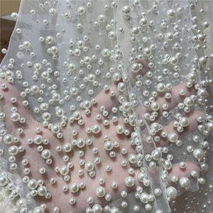 LUOXIN lungo velo da sposa di lusso perle Delicate perline per unghie <span class=keywords><strong>Veu</strong></span> cattedrale velo da sposa con pettine - Product Image 5