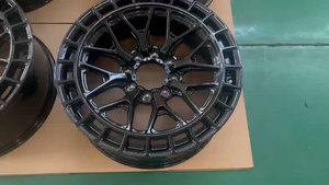 Llantas forjadas cóncavas de plato profundo monobloque de 1 pieza personalizadas XL llantas negras brillantes para Dodge Charger <span class=keywords><strong>Challenger</strong></span> Ford F150 RAM - Product Image 5